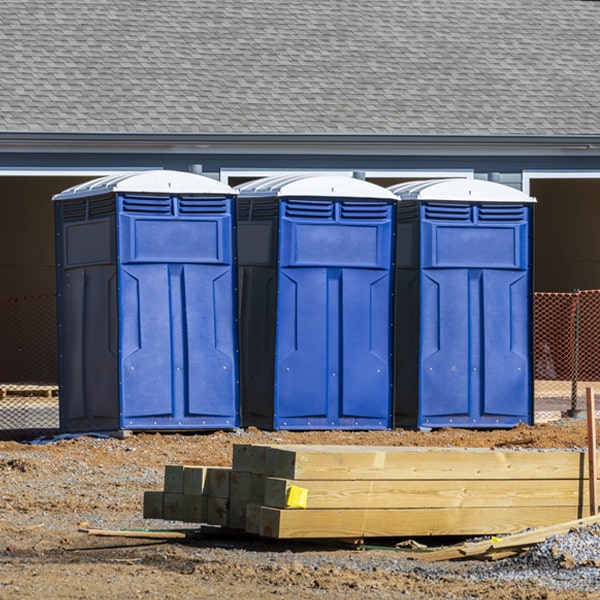 can i customize the exterior of the portable toilets with my event logo or branding in Beal City